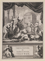 KG 05952
<br/>
Titelblad: Treur-tooneel der doorluchtige vrouwen
<br/>
<em>Huyberts, Cornelis (1670-1712 ca.)</em>